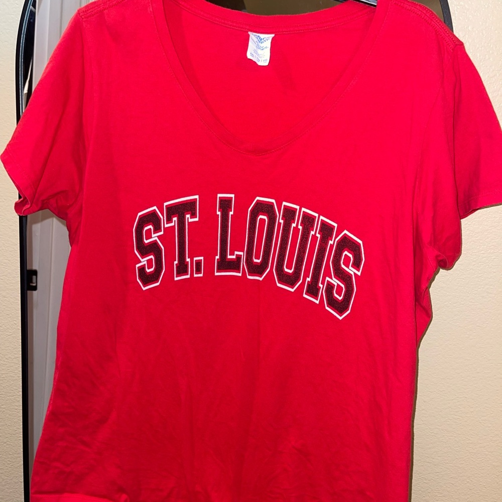 St. Louis Red Women's Short Sleeve Tee